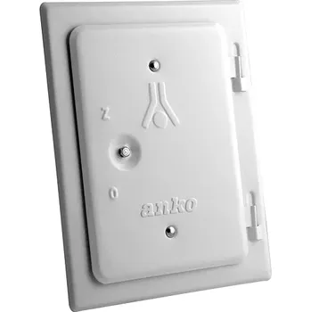 Krbové nářadí SLOVAKIA TREND Dvířka Anko C2.1W 120x180 mm, komínové, bílé, revizní