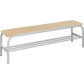 Zahradní lavice SLX 160 lavička šatní RAL 7035 - šedá