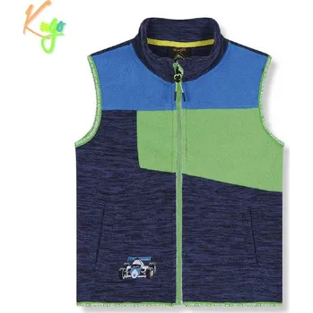 Chlapecká vesta Chlapecká flísová vesta KUGO FM9701, šedomodrá