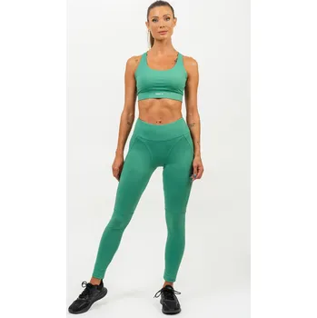 Dámské legíny NEBBIA Tvarující legíny s vysokým pasem AGILE zelená L