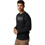 Pánská mikina Fox Pinnacle Crew Fleece Black, Velikost XXL