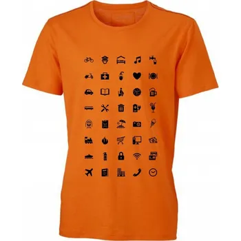 TUKAN AGENCY Pánské tričko pro cestovatele Urban World Barva: Oranžová, Velikost: XL