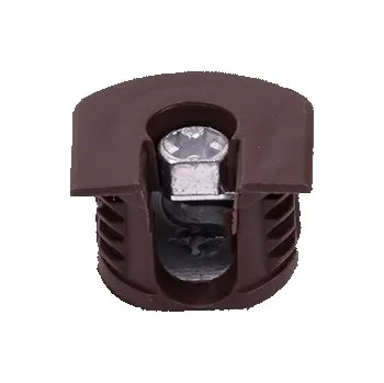Nábytkové kování SE02 Excentr policový 20x14mm hnědá (SE02 Excentr policový 20x14mm hnědá)