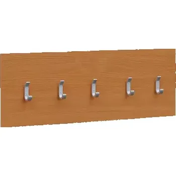 Věšák VN - 06 stěna věšáková 1000x350 mm, 5-háček Laura, buk Royal
