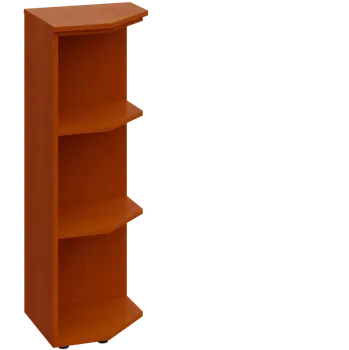 Policová skříň EZ 3 - 4 kancelářská skříň rohová, pravá, 1100x400x400, třešeň šumavská