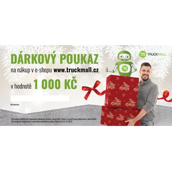 Dárkový potravinový koš Dárkový poukaz TRUCKMALL 1000 Kč