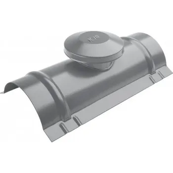 Střešní hřebenáč větrací, prachově šedý RAL 7037 lesklý