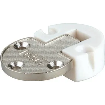 Nábytkové kování SISO závěs sklopný, rozkládací stoly / spodní klopny, zamac/plast, bílá (SISO závěs sklopný, rozkládací stoly / spodní klopny, zamac/plast, bílá)