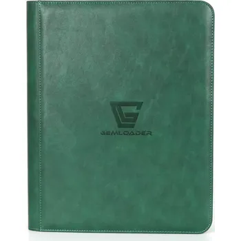 Obal pro sběratelský předmět Premium Album na toploadery 216 ks se zipem, zelené