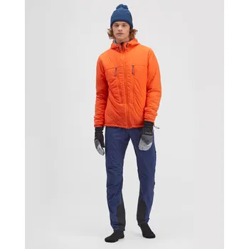 Pánská větruodolná bunda Silvini Lupo oranžová/modrá L