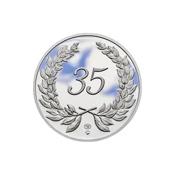 Medaile k životnímu výročí 35 let - 1 Oz stříbro Proof