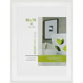 Fotoalbum Fotorámeček Apollo, 60 × 80 cm, dřevěný, bílý 8988037