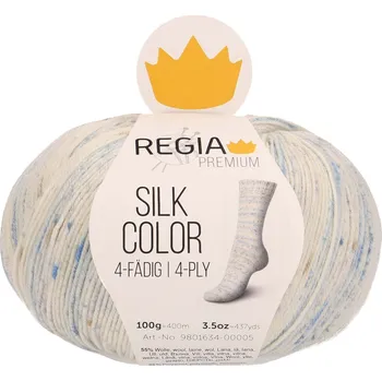 Příze Regia Premium Silk Color 66 flashing color (Příze Regia premium silk Color 66)