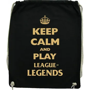 TUKAN AGENCY Batoh - gymsack Keep calm and play League of Legends
