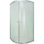 INVENA - Sprchový kout čtvrtkruh VITORIA, profil: satin, sklo frosted 90x90cm AK-49-196-O