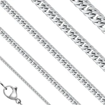 Náramek ŠPERKYLA.CZ • Ocelový náramek - Curb Twisted Double Plane 22.5 cm x 12 mm