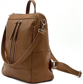 Kabelka Kabelka batoh z kůže 5781 Itálie barva: hnědá-camel