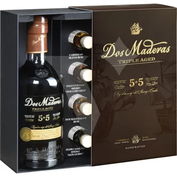 Rum Dos Maderas PX 5+5 Rum 10YO 0,7l + 4x miniatura