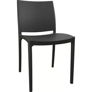Jídelní židle GRÉTA židle plastová, černá