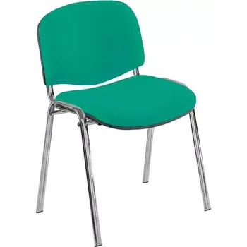 Jídelní židle MARCELLA chrom, židle konferenční, AN 078 koženka tyrkysová