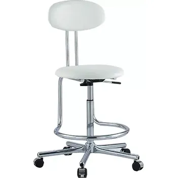 Jídelní židle LS - 122 židle lékařská, koženka Oto V 1 bílá