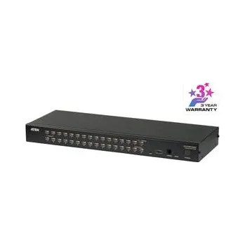 KVM přepínač ATEN 32-port Cat5 KVM PS/2+USB, OSD, rack, SUN KH-1532A