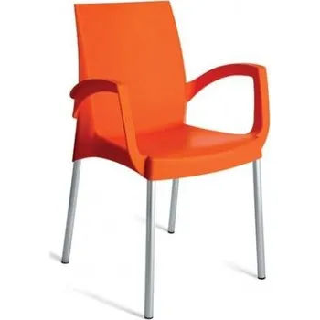 Jídelní židle Křesílko BOULEVARD polypropylen arancio