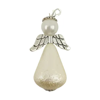 Vánoce Přívěšek - Anděl strážny v dárkovém balení - Veselé Vánoce, 5,5x3 cm, 1 kus