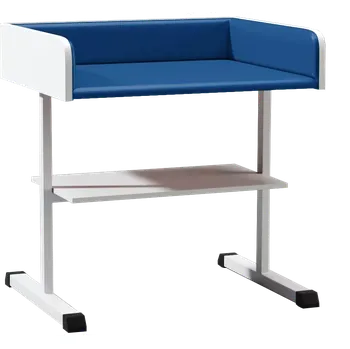 přebalovací pult a komoda PP - 961 pult přebalovací čalouněný s policí dark blue no.8 - tmavě modrá