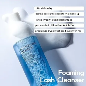 Péče o řasy a obočí Hansolbio ČISTÍCÍ PĚNA NA ŘASY + ŠTĚTEČEK