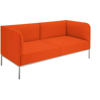 Sedací souprava PARIS - 2, sedací souprava, látka, BONDAI BN 3012 oranžová, podnož šedá