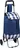 Nákupní taška na kolečkách 89 x 34 x 28 cm, modrá se světlým poklopem 