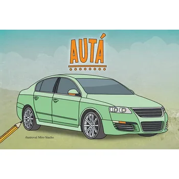 Cizojazyčná kniha Kniha Autá SK verzia 24x16cm