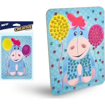 Mozaiková sada Mozaikový set 14,8x21cm holographic Donkey [A]