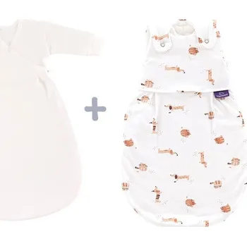 Spacák TRÄUMELAND Spací pytel Liebmich 3dílný set Cats&Dogs 56/62