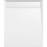 POLYSAN - VARESA sprchová vanička z litého mramoru se záklopem, obdélník 90x80cm, bílá 71606