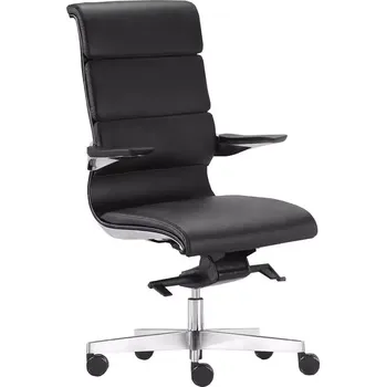 DYLAN křeslo kancelářské, černá kůže