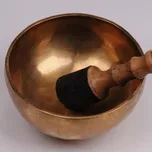 Tibetská mísa 1670 g - průměr 24 cm, ručně tepaná, tón F, s paličkou a podložkou v ceně