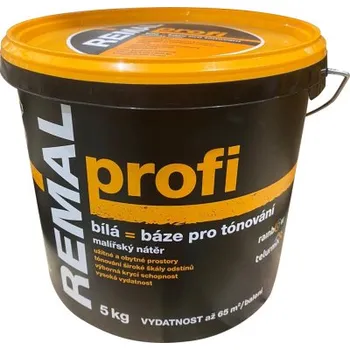 barva na zeď REMAL Profi malířská barva na sádrokarton a sanační omítky, 5 kg