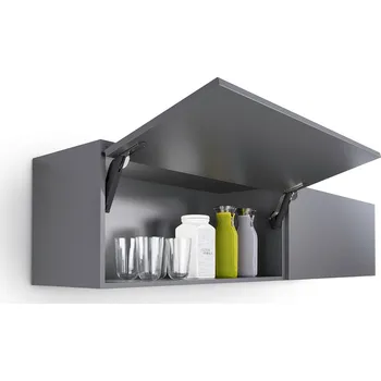 Nábytkové kování KES FREEspace výklop, mini B, šedá (KES FREEspace výklop, mini B, šedá)