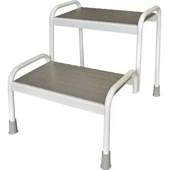 Schůdek DVOJSTUP - L schůdky, lak