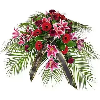 Smuteční dekorace Květiny Expres Smuteční kytice Germínky a Lilie