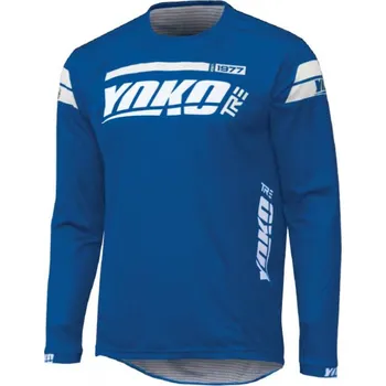 Moto dres Motokrosový dres YOKO TRE modrá M