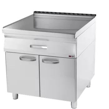 Vybavení pro vyvolávání a úpravu fotografie Pracovní plocha 80x83 - 1x zásuvka 2x GN 1/1, 2x dveře | REDFOX - PP 90/80 D