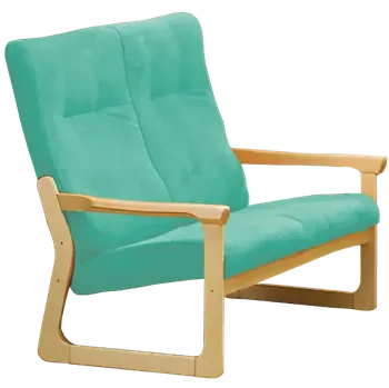 Sedací souprava BE - 2 dvojkřeslo, koženka OTO T 4 - koženka tyrkysová