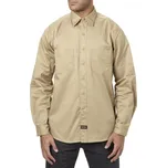 Jesse James Workwear Košile Heavy Duty Workshirt Logo Béžová XL