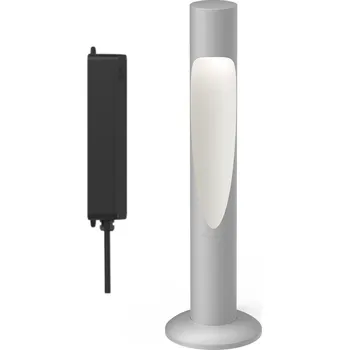 Venkovní osvětlení Louis Poulsen, Zahradní lampa Flindt LED 3000K s uchycením na podstavec a adaptérem 34,5 cm šedá - Formadore