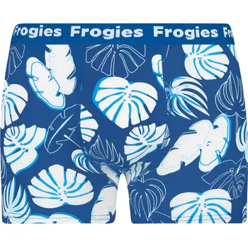Boxerky Pánské boxerky Frogies Tropical Frogies modrá | bílá 1923960