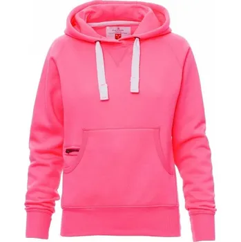 Dámská mikina PAYPER ATLANTA+ FLUO mikina kapuce Dámská - FuchsiFLUO M