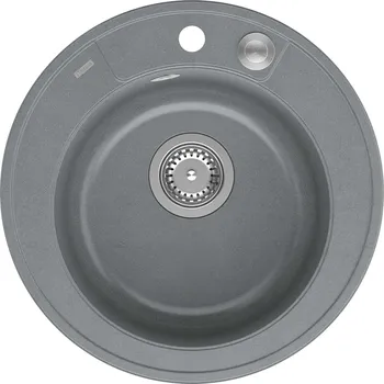 Granitový dřez Quadron Morgan dřez graniteq 51x51 cm šedá/grafitová/onyx HB8301U5-BS_P2O